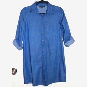 Chic Connection light weight denim blue dress